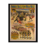 Pawnee Bill's Historic Wild West Poster postcards