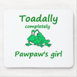 pawpaw's girl mousepads