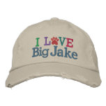 Pawprint Cap - Love My Dog ! by SRF embroidered hats