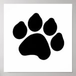 Pawprint Poster