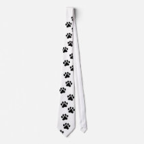 pawprints tie
