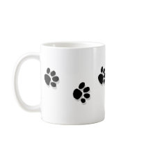 pawprintslarge mug