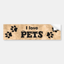 Paws Bumper Sticker
