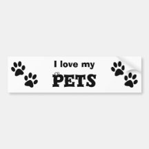 Paws Bumper Stickers