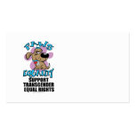 Paws for Equality Transgender business cards