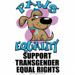 Paws for Equality Transgender photo sculptures