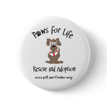Paws for Life button