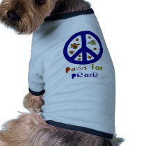 Paws for Peace (Navy) Dog Shirt