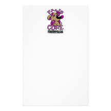 Paws for the Cure Fibromyalgia Stationery