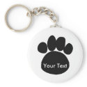 Paws Key Chain 3 keychains