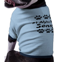 paws, paws, Sonny, #1 Alpha Dog Pet T-shirt