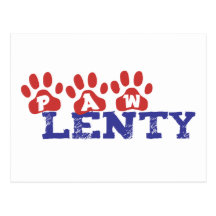 Paws: Tim Pawlenty for President 2012 Postcard