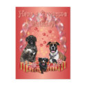 Pawsome Birthday Card postcards