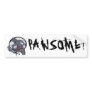 pawsome bumper sticker
