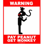 Pay peanut, get monkey photo sculptures