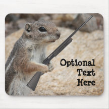 Payback Squirrel Customisable Mousepad