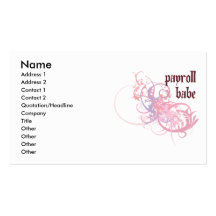 Payroll Babe Business Cards