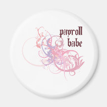 Payroll Babe Refrigerator Magnets