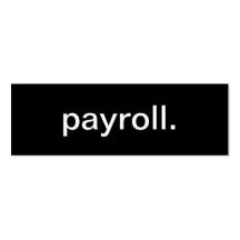 Payroll Business Card