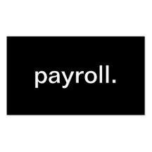 Payroll Business Card Templates