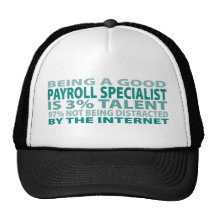 Payroll Specialist 3% Talent Mesh Hats