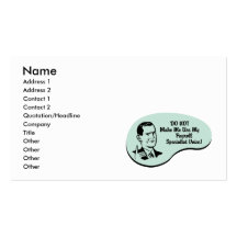 Payroll Specialist Voice Business Card