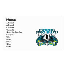 Payroll Specialists Gone Wild Business Cards