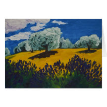 Paysage Provençale Greeting Card