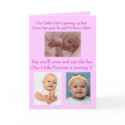 Payton's 1st Birthday Invitation Card by San1444