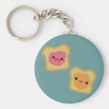 PB&J Toast Key Chains