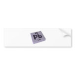 Pb Lead Bumper Sticker