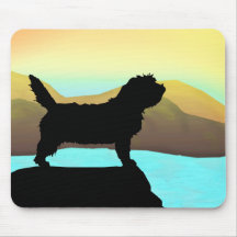 PBGV Dog By The Sea Mouse Mat