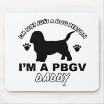 PBGV dog daddy designs Mousepads