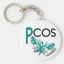 PCOS BUTTERFLY 3.1 KEYCHAINS