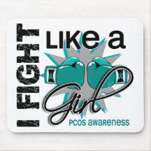 PCOS I Fight Like A Girl 13.1 Mouse Mats