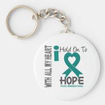 PCOS I Hold On To Hope Key Chain