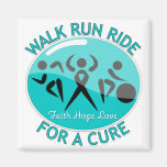 PCOS Walk Run Ride For A Cure Magnets