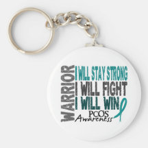 PCOS Warrior Keychains