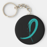 PCOS's Teal Ribbon A4 Key Chains