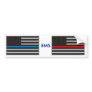 PD FD FLAG Bumper Sticker