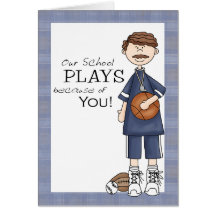 PE Teacher Thank You Card