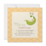 Pea in a Pod Boy Baby Shower Invitation