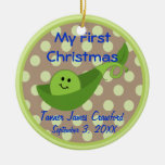 Pea in a Pod First Christmas Ornament