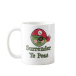 Pea Pirate Funny Cup mugs