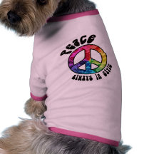 Peace: Always in Style Dog T-Shirt