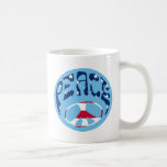 Peace - American Flag Coffee Mug