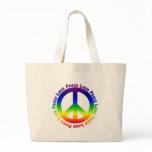 Peace and Love all around bags