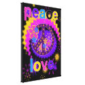 Peace and Love Canvas Print canvas prints