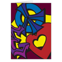 Peace and Love Card