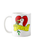 Peace and Love Dove Mug